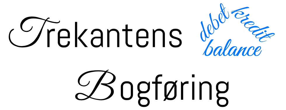Trekantens bogføring logo